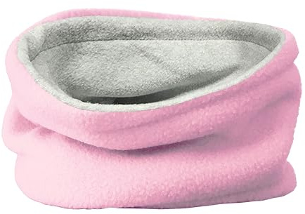 TOSKATOK® Barn pojkar flickor varm vinter vändbar mjuk fleece halsvärmare halsduk