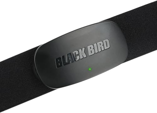 Brustgurt Pulsmesser ANT+/Bluetooth Herzfrequenzmesser Sensor, HRM Fitness Tracker mit Weichem Brustgurt, IP67 wasserdichte,HRM Premium Pulsgurt mit iOS/Android Apps, Fitnessgeräte