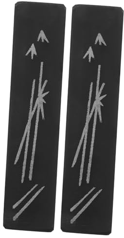 SEWACC Stein Briefbeschwerer 2 Stück Klein Natürlicher Stein Für Chinesische Kalligrafie Büro Zuhause Papiergewicht Stabil Tragbar