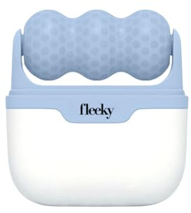 FLEEKY Ice Roller Face – Rullo per ghiaccio contro borse e rughe – Rullo per massaggio viso anti-invecchiamento, tonificazione del viso & Face Icing – Ideale per viaggiare