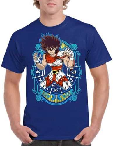 the Fan Tee Camiseta de Adulto de Hombre Dibujos Animados Zodiaco Caballeros de Atenea 111