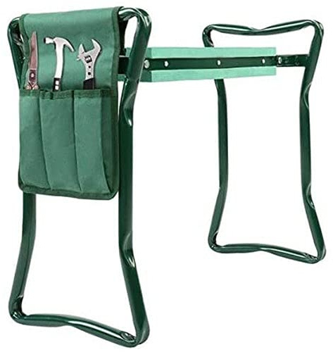 Taburete de jardín for arrodillarse, Almohadilla for Rodillas, Silla Plegable, Taburete terraza, Apto for césped, Suave for con Bolsa