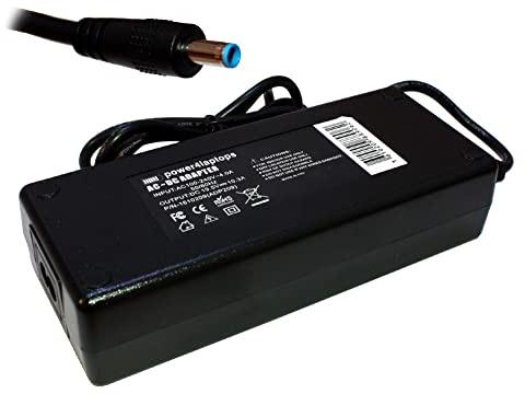 Power4Laptops nätadapter laptop laddare strömförsörjning kompatibel med HP Omen 15-dh0008nu