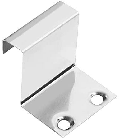 10x Parotec, Hafte aus Edelstahlblech, Montageklammer für Dacheindeckungen, für die Befestigung von Falzblechen auf festen Oberflächen, Edelstahl, Feststehend, 25mm