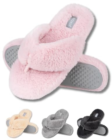 soxo Zapatillas Mujer Casa Verano - Pantuflas Felpa 35-40