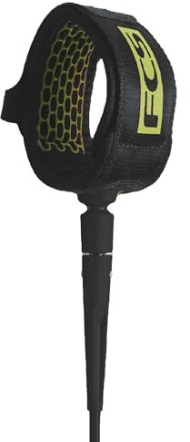 FCS 9' All Round Essential Leash Coal Lime