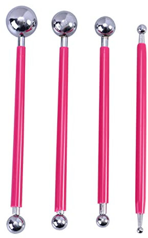 Homoyoyo 10piezas Herramientas De Lápiz De Cerámica Punta Fina Para Pintura Por Puntos Kit De Relieve De Pintura