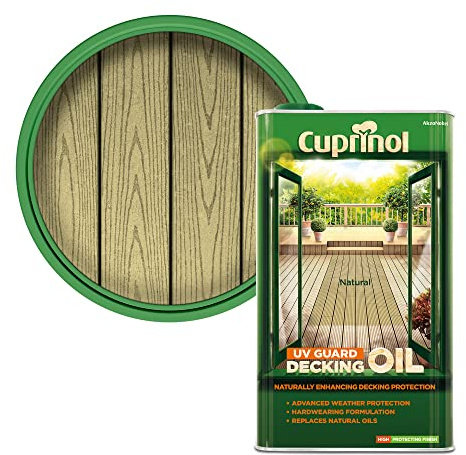 Cuprinol UV Guard Decking Oil Natural 5L