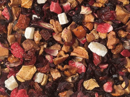 Fruktteblandning jordgubbe / grädde aromatiserad, 1 kg.