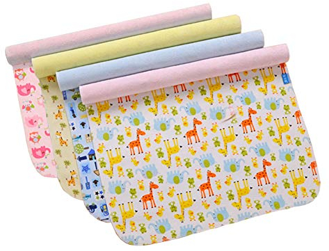 Yworld Wickelunterlage, Baumwolle, Bambusfaser, atmungsaktiv, wasserdicht, waschbar, wiederverwendbar, 50,8 x 71,1 cm