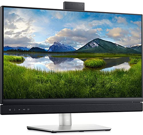 Dell 24 Video Conferencing Monitor - C2422HE with POP-UP 5MP IR Camera Dual 5W Integrated Speakers and a Dedicated Microsoft Teams Button