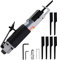 ORIENTOOLS Säbelsäge Druckluft Karosseriesäge 90 psi, 8500 BPM Einlassgewinde, 6,35mm, Luftkörpersäge, Schwarz