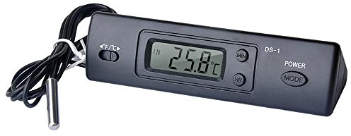 Hsthe Sea Elettronico LCD digitale temperatura doppio misuratore termometro sensore sonda cablato per frigorifero per acquario frigorifero