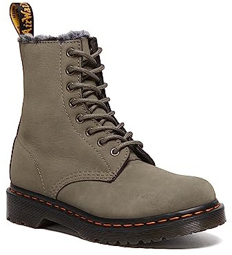 Dr. Martens Damen bovver, Winter Boots, Grau, 37 EU