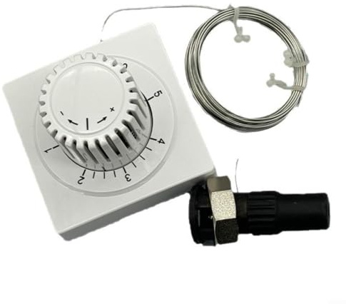 TESTA TERMOSTATO CON TELECOMANDO REGOLAZIONE CAPillare TUBO 2000 MM