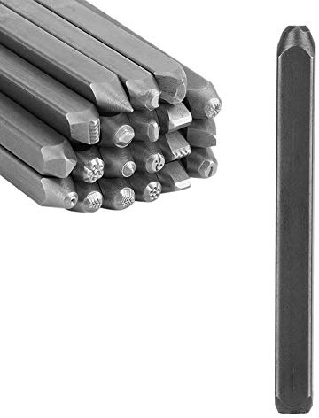 Tbest Städmejselsats för Smyckestillverkning 16 St Professionella Snidverktyg för Guldsmide Metallgravyrmönsterdesign Hög Hårdhet (Hög kvalitet 20 stycken)