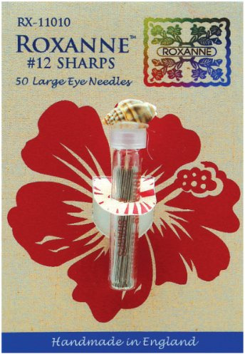 Colonial Needle Roxanne Sharps Needles, Size 12, 50 Pack