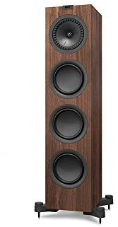 KEF Q550 Floorstanding Speaker, Walnut (Pair)