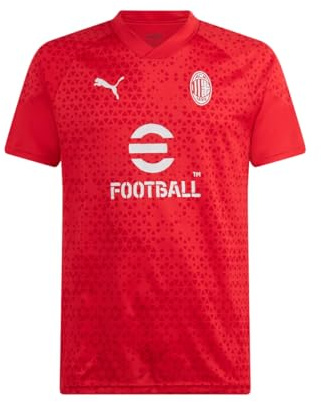 AC Milan AC Milan Unisex Trainingsshirt 23/24 T-Shirt, for All Time Red Feather Gray, L