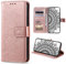 CASEONJAN Funda para Huawei Nova 5T, Cubierta de Cuero PU Funda Libro con Tapa[Magnétique] [Cartes], Flip Case Cover Billetera Carcasa para Huawei Nova 5T / Honor 20 (Oro Rosa)