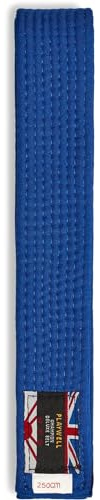 Martial Arts Cotton Solid Coloured Grading Belt - Blue (250cm)
