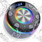 Bluetooth Lautsprecher Dusche, Musikbox bluetooth mit RGB Lichtshow, IP7 Wasserdichter Bluetooth Duschlautsprecher mit Saugnapf, Tragbare Speaker mit Stereo Sound, Freisprechfunktion, Mikrofon, Grau