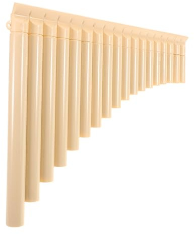 Milisten Pan Flute Instrument Easy to Learn with Smooth Playing Experience Lightweight Abs Plastic 18 Pan Pipes Panpipe Kit for Graduation Party and Back to School Gifts for Boys
