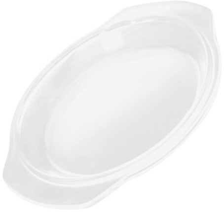 MUCKLILY Couvercle en Verre Transparent 159 CM pour Micro-Ondes Pare-Éclaboussures Résistant à la Chaleur Protection pour Plats de Service et Cuiseur Vapeur Accessoire Polyvalent