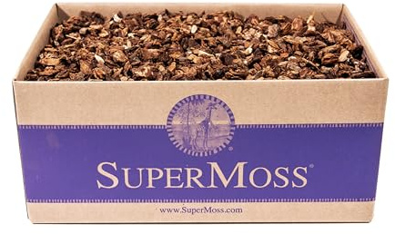 SuperMoss (23120) Orchid Potting Bark, Natural Brown, 1560 cu In. (Package May Vary)