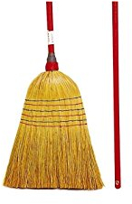 Otto-Office - Balai paille de riz : paille de sorgho. Avec manche bois hêtre. Largeur 32 cm.