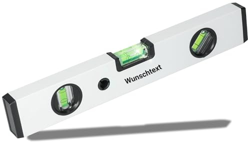 Personalisierte Wasserwaage 30 cm - Vatertagsgeschenk für Papa - robuste Wasserwaage für Heimwerker - persönliches Werkzeug Geschenk für Werkstatt und Hobby Handwerker