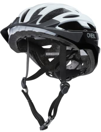 O'NEAL | Mountainbike-Helm | Urban Trail Riding | Leichtgewicht: nur 310g, große Ventilatoren zur Belüftung, Robustes ABS | Helmet Outcast Split V.22 | Erwachsene | Schwarz Weiß | L/XL