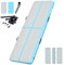 NO. 32 Aufblasbare Gymnastikmatte mit elektrischer Pumpe, 3 m Luftgymnastik-Trommelbahn-Trainingsmatte für Zuhause/Übung/Fitness/Pilates/Yoga/Kampfsport/Fitnessstudio/Strand/Garten/Cheerleading