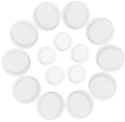 JOINPAYA Embouts Ronds en Plastique pour Tubes D’Expédition en Papier Kraft 50 Pièces Protection Hermétique Anti-Humidité et Poussière Accessoires Pratiques pour Envois Postaux et
