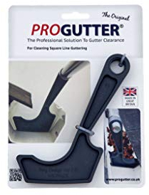 PROGUTTER Square Line gutter cleaning scraper. The Original Scraper for removing Debris and Weeds from Square Line Gutters.