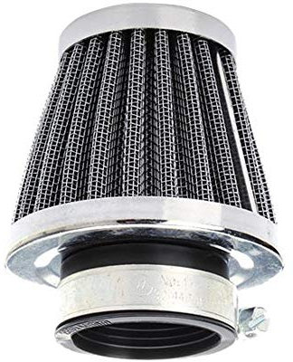 Mintice 52mm Filtro Aria di Moto Nero Motociclo Filtro Aspirazione Aria Sostituzione Universale Fredda Presa D'aria Filtro Turbo Pulita Sfogare Veicolo