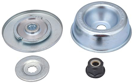 Cancanle Tuerca de collarín Placa de montaje Arandela de empuje Caja de engranajes Accesorios para cabezal para Stihl FS-KM Cabezal de Engranajes FS120 FS200 FS250 Desbrozadora