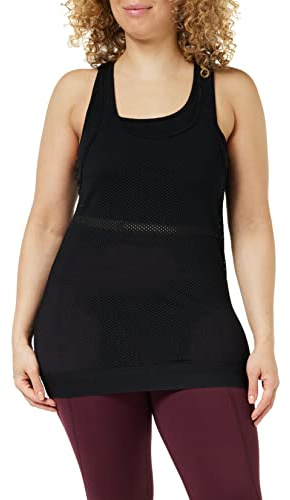 CMP Women's Top mit mesh 30D8106, Nero, D40