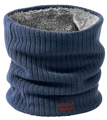 Onvavient Sjal herr vinter, vinter halsslang skidåkning, tubhalsduk halsduk halsvärmare ansiktshalsduk fleece loop halsduk män kvinnor, varm tjock tubhalsduk halsvärmare sport motorcykel cykel