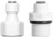 Ctyjia 2 Stück RO Wasserfilter Fitting, 1/2 Zoll Innengewinde/Außengewinde Gewindeanschluss Umrüstenauf 1/4 Zoll Schnellkupplung, für Kühlschrankschlauch