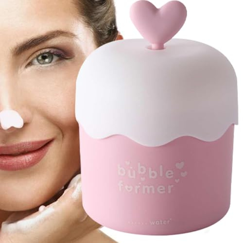 Limpiador de espuma, limpiador facial portátil, espuma para hacer burbujas