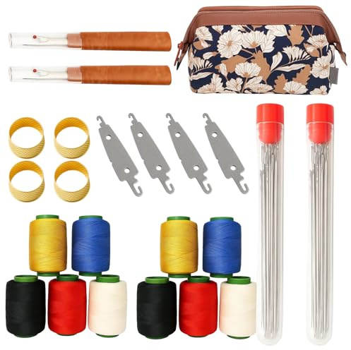 Stainless Steel Sewing Needles Set, 72 PCS Big Eye Hand Needles Set with a Sewings Pouch, Sewing Kit for Hand Sewing, Travel Sewings Accessories for DIY and Home Crafters