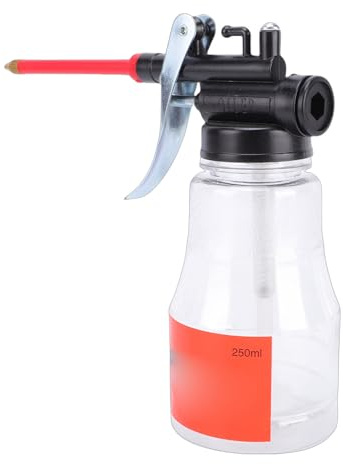 YWBL-WH Hochdruck-Ölkanne aus PET-Material, Transparente Ölkanne mit Langer Schlauchtülle, Düse aus Reinem Kupfer