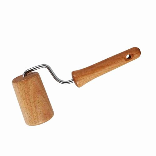 RASTKY Trädegrulle Kavel och Pizzarulle Träbakning Köksredskap Non Stick Pizzarulle (Stil 4)
