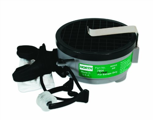 NORTH Emergency Escape Mouthbit Respirator Complete for Ammonia, Universal Size