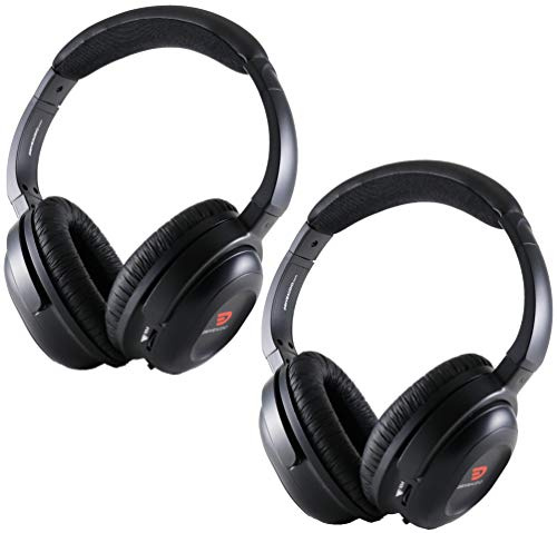 DRIVE AUDIO uConnect VES Headphones for Kids (2 Pack) – Dodge Grand Caravan & Chrysler Town & Country Infrared Wireless Replacement | Fits Jeep, Pacifica, Durango & Grand Cherokee