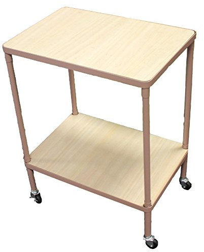 Søstrene Grene Tisch mit Rollen / Rollwagen / Transportwagen Rolling Table (lachs)