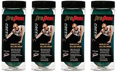 Pro HEAD Green Racquetball - 4 Cans (12 Balls)