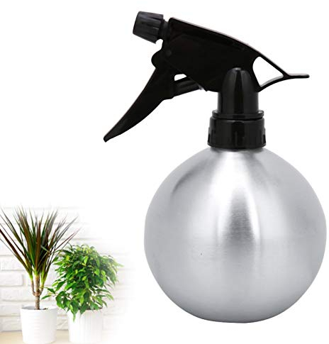 Jeffergarden 500ml Sprühflasche Pflanzen Blumensprüher,Edelstahl Gießkanne Sprühflasche Liefert Pflanzen Wasser Friseur Portable Gartenflasche Wasserkocher als Pflanze Blumen Sprayer Gießen