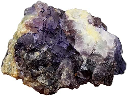 JCAKES Minerales Piedras de Muestra y Cristales de muestras minerales Raras de fluorita, Las Piedras Edel de Cuarzo de Cristal curan la decoración de Piedras de Cristal (Color : 66g)